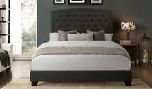 Load image into Gallery viewer, SH275K Dark Grey King Bed Frame
