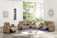 Load image into Gallery viewer, STEFANO10 3PC Reclining Set (Brown)
