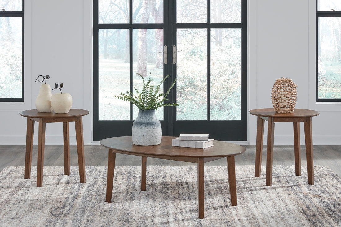 Empty Table Inside Shack T155-13 Occasional Tables – Mattress Shack