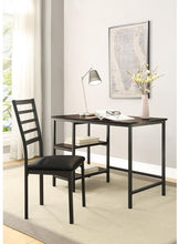Load image into Gallery viewer, MADIGAN BLACK WRITING DESK AND CHAIR COMBO
