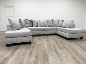 111 OVERSIZED NAILHEAD SECTIONAL (3 COLORS)