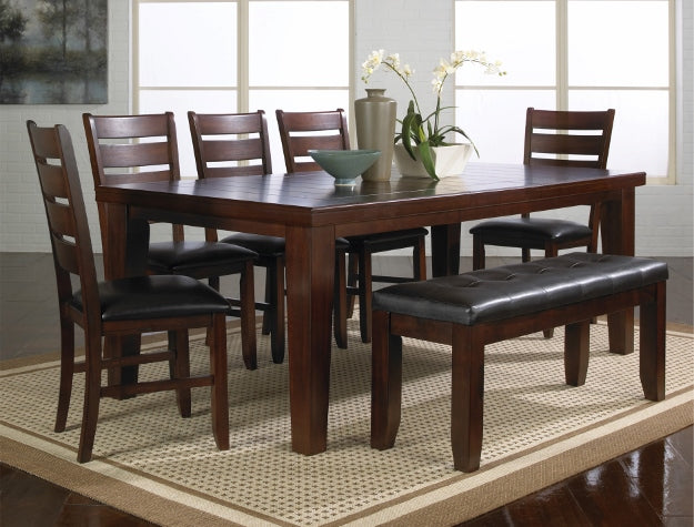 BARDSTOWN 5 PC DINING SET IN ESPRESSO (WITH 18