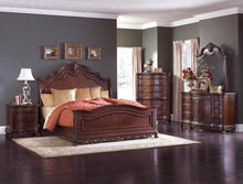 Load image into Gallery viewer, DERYN PARK KING 6PC CHERRY SLEIGH BEDROOM SET
