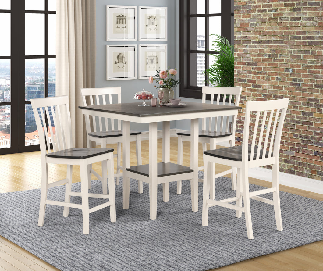 BRODY 5PC COUNTER HEIGHT DINING SET