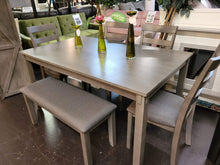 Load image into Gallery viewer, FLOOR MODEL CLEARANCE ASHLEY BRIDSON GREY 6PC DINING SET
