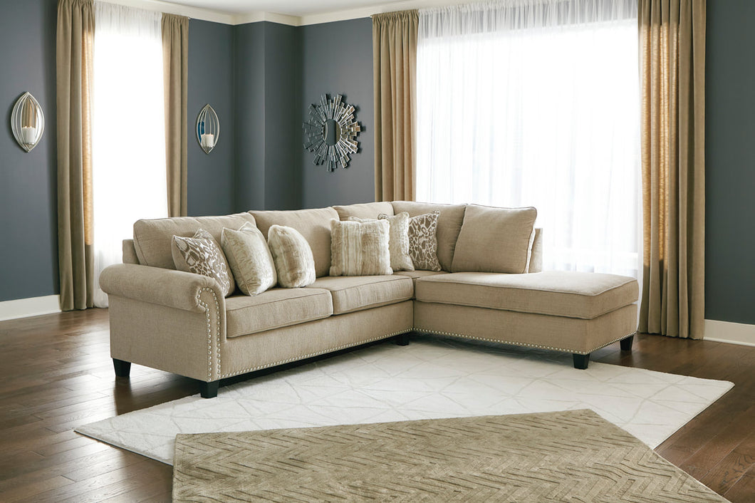 ASHLEY 404-01 SECTIONAL WITH ACCENT PILLOWS