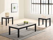 Load image into Gallery viewer, THURNER 3PK COFFEE TABLE SET (BLACK OR WHITE)
