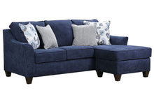 Load image into Gallery viewer, FLOOR MODEL CLEARANCE LANE BLUE LINEN REVERSIBLE SECTIONAL
