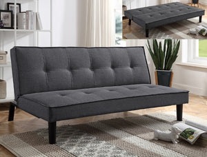 BLAIR GRAY ADJUSTABLE SOFA FUTON