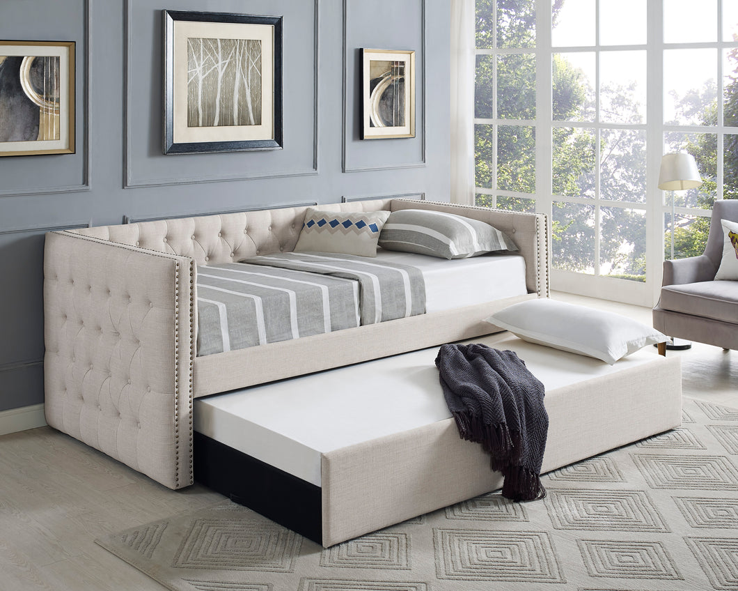 TRINA DAYBED WITH TRUNDLE IN IVORY