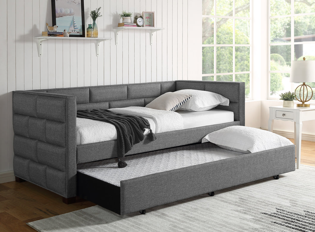 FLANNERY DAYBED WITH TRUNDLE IN GREY