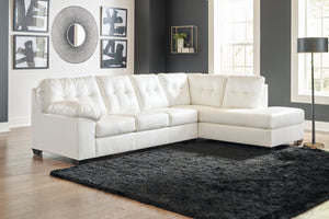BARBER WHITE SECTIONAL