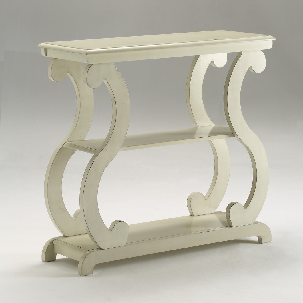 LUCY CONSOLE TABLE IN IVORY