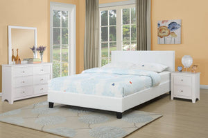 FAUX LEATHER PLATFORM BED IN MULTIPLE COLORS