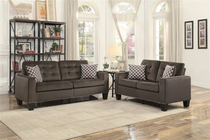 LANTANA CHOCOLATE 2PC SOFA SET