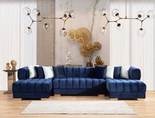 Load image into Gallery viewer, ARIANA NOVA VELVET DOUBLE CHAISE SECTIONAL
