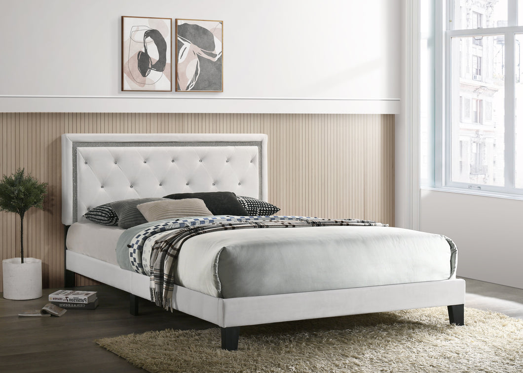 PASSION PLATFORM BED IN WHITE