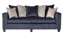 Load image into Gallery viewer, BLISS BLUE MIDNIGHT SOFA &amp; LOVESEAT
