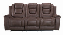Load image into Gallery viewer, GALAXY BROWN 2PC RECLINING SOFA SET
