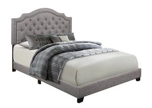 SANDY TUFTED FABRIC NAILHEAD BED FRAME (4 COLORS)