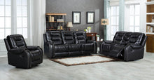 Load image into Gallery viewer, ASHLEY LEATHER 3PC RECLINING LIVING ROOM SET
