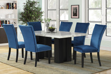 Load image into Gallery viewer, MOUHIDIN FAUX MARBLETOP MODERN 7PC DINING SET (3 COLORS)
