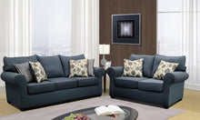 Load image into Gallery viewer, PAISLEY FABRIC 2 PC SOFA &amp; LOVESEAT SET
