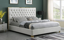 Load image into Gallery viewer, ROSE HUNT GOLD/CHROME ACCENT BED (3 COLORS)

