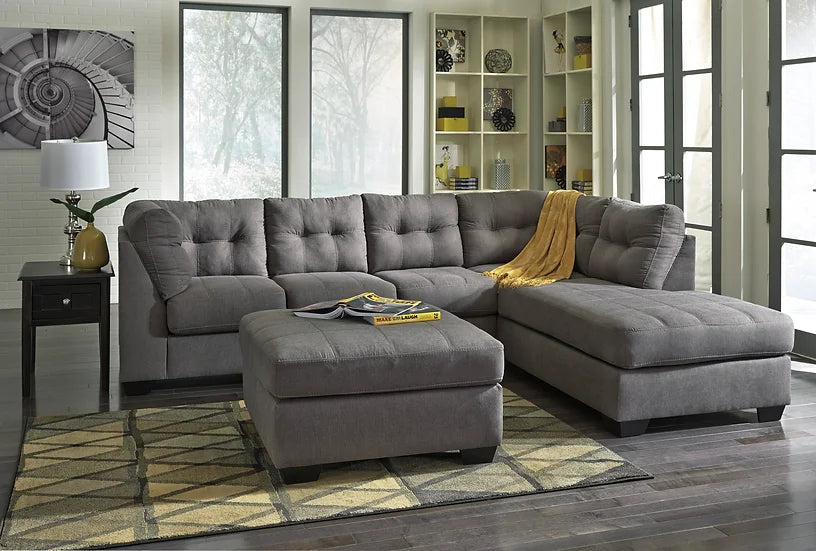 MAIER CHARCOAL 2PC SECTIONAL