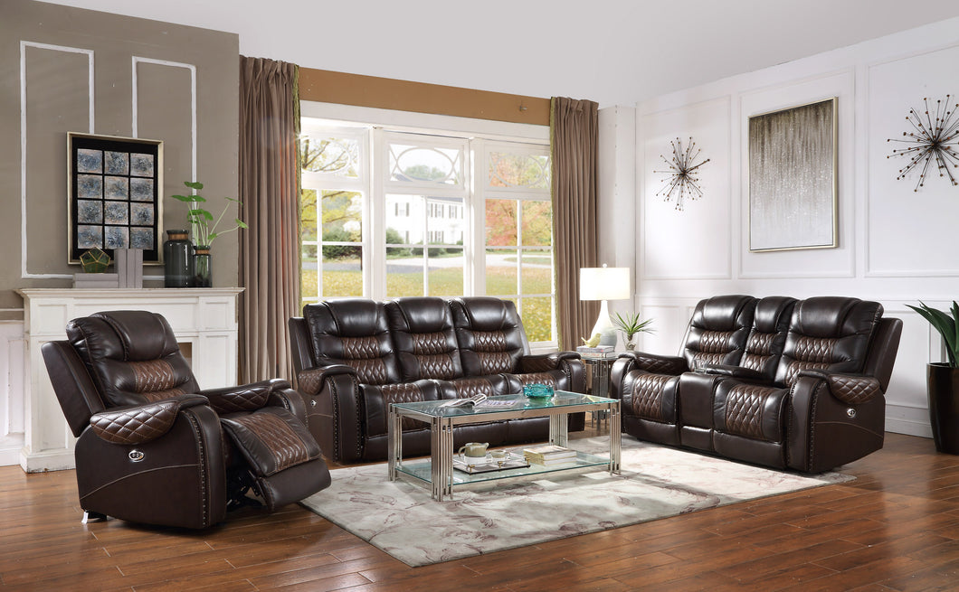 GLENDALE POWER 3PC RECLINING SOFA SET