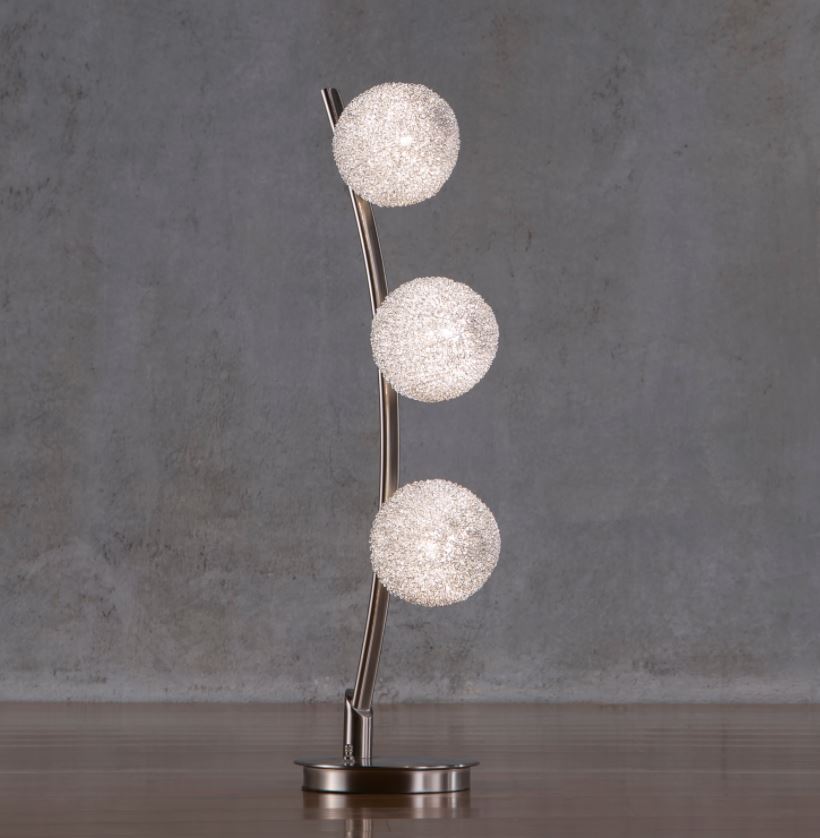 KIRAN TRIPLE ORB TABLE LAMP