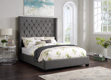 Load image into Gallery viewer, CLEMENS TALL UPHOLSTERED BED (3 COLORS)
