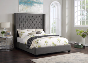 CLEMENS TALL UPHOLSTERED BED (3 COLORS)