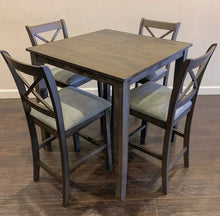 Load image into Gallery viewer, TAHOE 5PC COUNTER HEIGHT DINING SET (3 COLORS)
