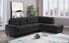 Load image into Gallery viewer, JAMES LINEN FABRIC REVERSIBLE SECTIONAL (3 COLORS)
