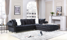Load image into Gallery viewer, LONDON VELVET OVERSIZED SECTIONAL W/ PILLOWS (4 COLORS)
