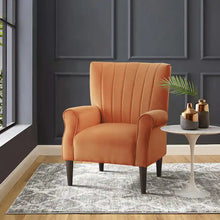Load image into Gallery viewer, URIELLE ACCENT CHAIR W/ WOODEN LEGS (5 COLORS)

