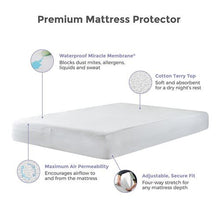 Load image into Gallery viewer, PROTECT-A-BED PREMIUM WATERPROOF ALLERGEN-BARRIER MATTRESS PROTECTOR

