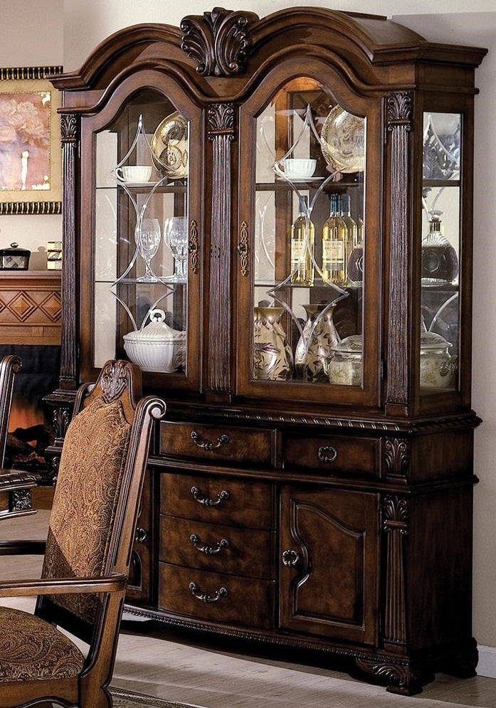 NEO RENAISSANCE BUFFET AND HUTCH CHINA CABINET COMBO
