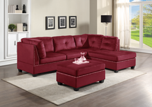 Load image into Gallery viewer, SIENNA VELVET SECTIONAL &amp; OTTOMAN (5 COLORS)
