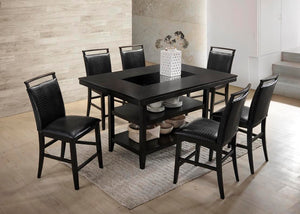 TOMMY 7PC COUNTER HEIGHT DINING SET (3 COLORS)