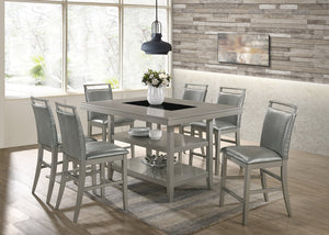 TOMMY 7PC COUNTER HEIGHT DINING SET (3 COLORS)